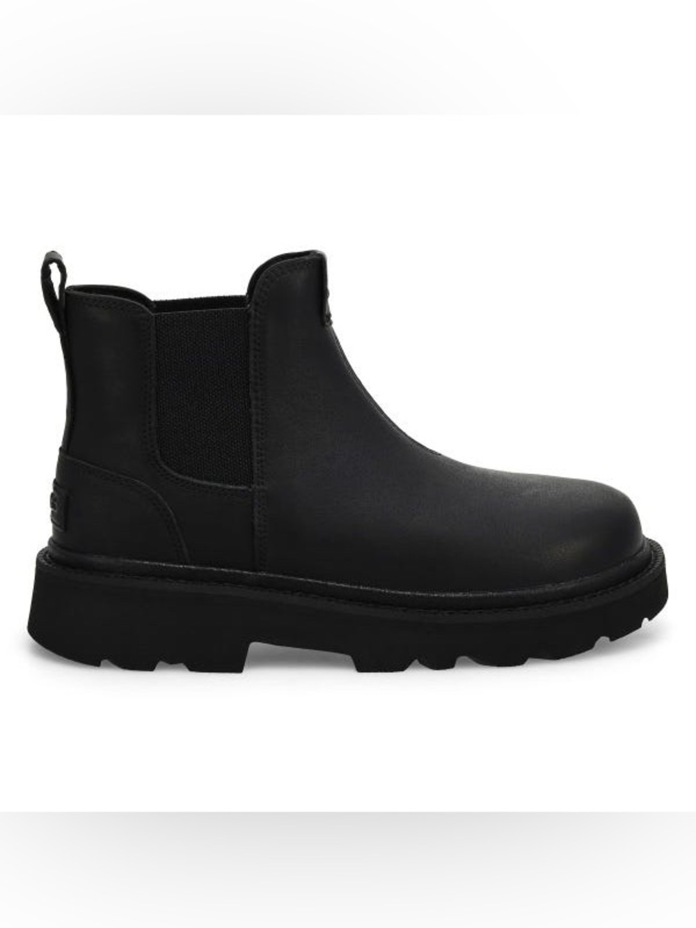 UGG Men's Black Chelsea Lug Leather Boot